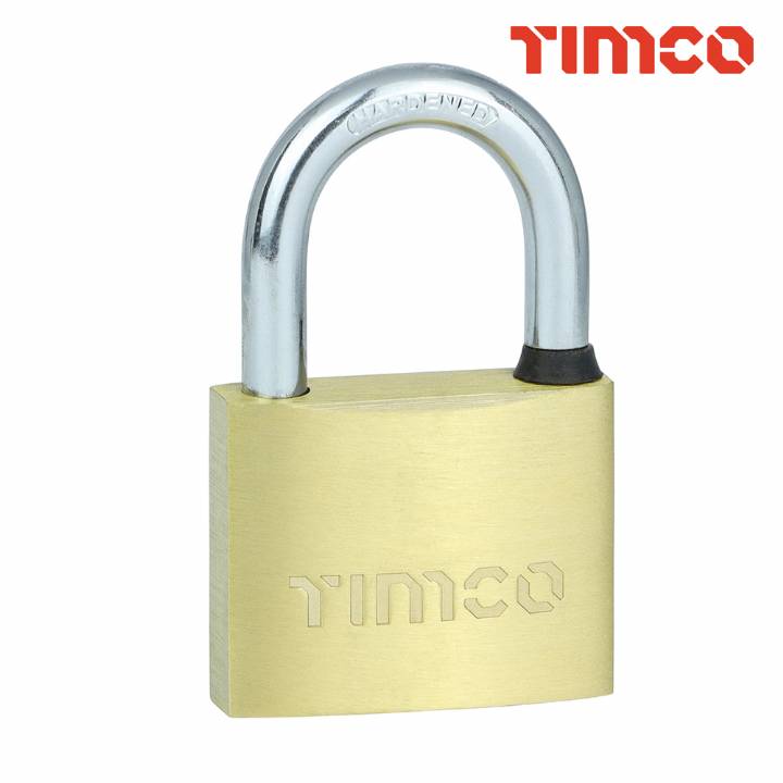 TIMCO 50mm BRASS PADLOCK