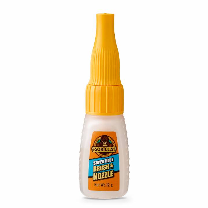 GORILLA SUPER GLUE BRUSH & NOZZLE 12G