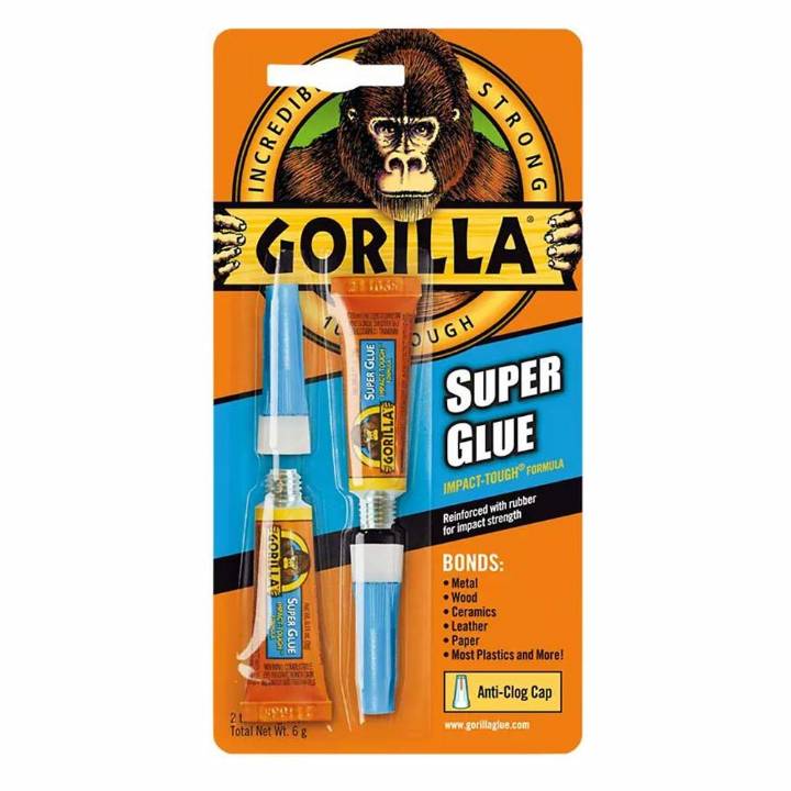 GORILLA  SUPER GLUE TWIN PACK 2X3G