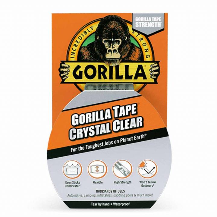 GORILLA TAPE CRYSTAL CLEAR 8M