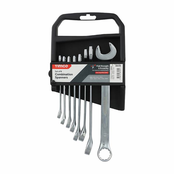 TIMCO COMBINATION SPANNERS SET 8PC