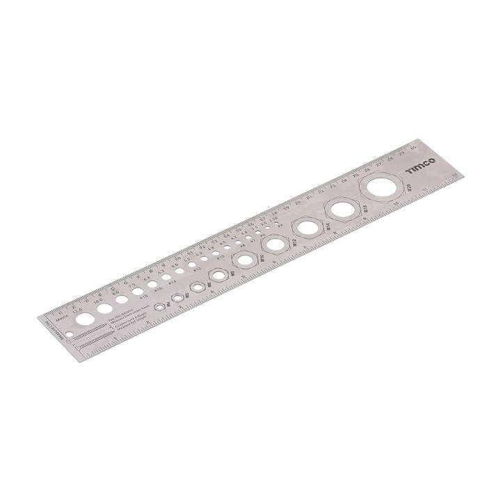 TIMCO STAINLESS STEEL FIXINGS GAUGE & RULER 300MM