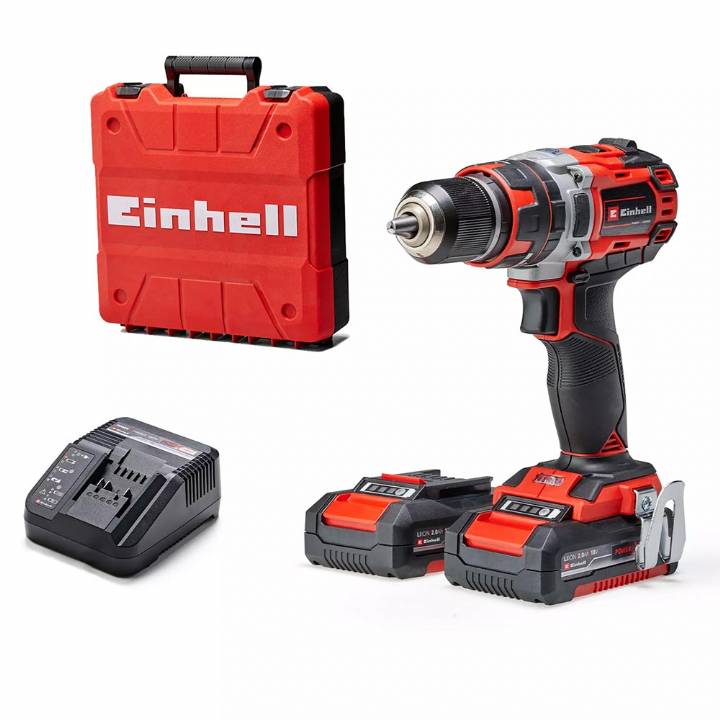 EINHELL POWER X-CHANGE TE-CD 18/50 BL COMBI DRILL 2 X18V 2.0AH