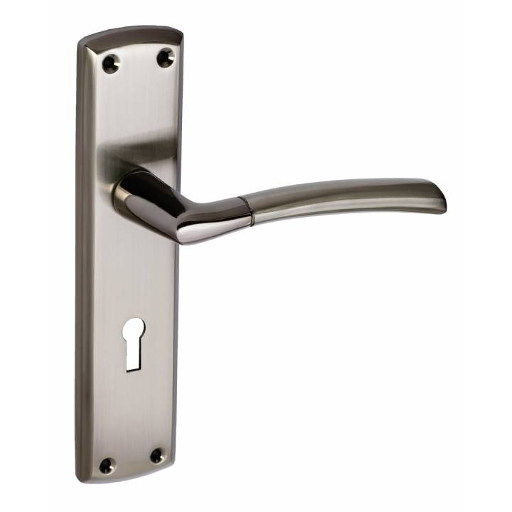 ECLIPSE TIFOSI RETRO FIT LEVER ON DOOR HANDLE BLACK & SATIN NICKEL