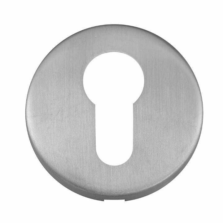 ECLIPSE EURO PROFILE STAINLESS STEEL ESCUTCHEON 52 X 8 MM