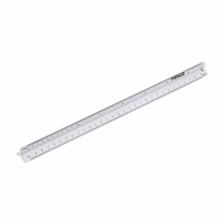 TIMCO TRIANGULAR SCALE RULER 300MM