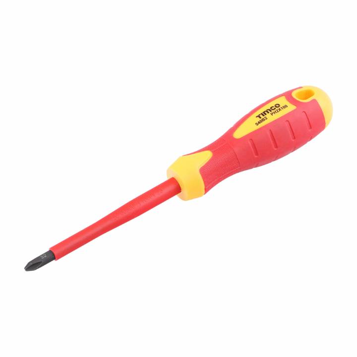 TIMCO VDE SCREWDRIVER PH2 100MM