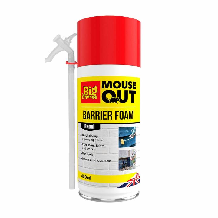 BIG CHEESE MOUSE OUT BARRIER FOAM 400ML