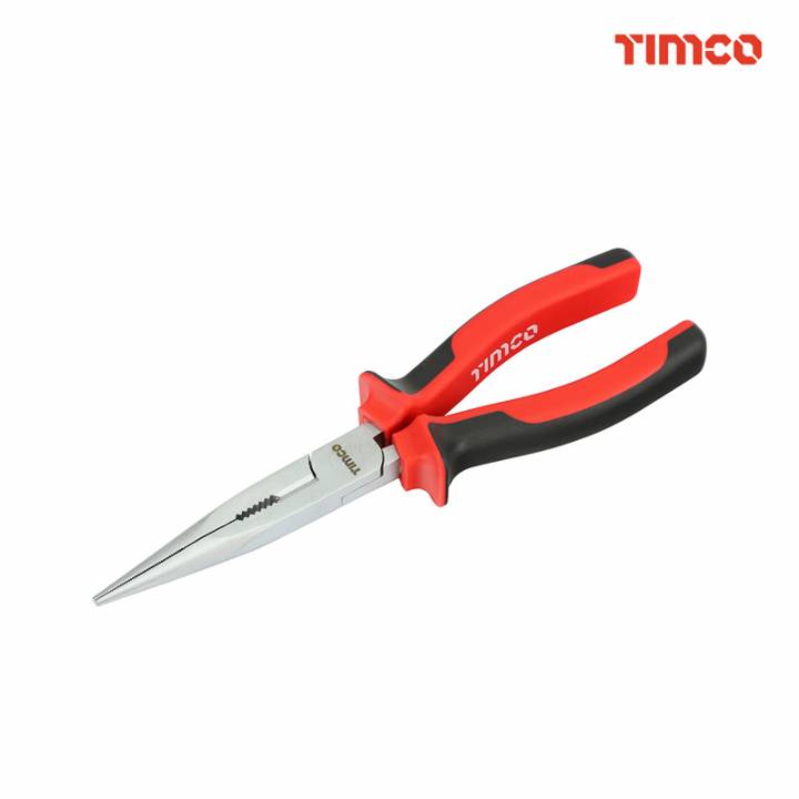 TIMCO 200MM LONG NOSE PLIERS