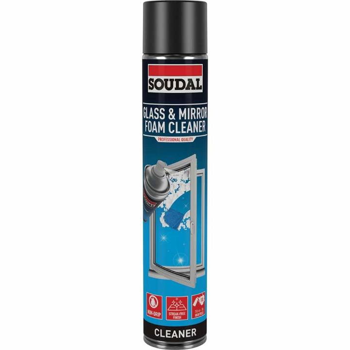 SOUDAL GLASS & MIRROR FOAM CLEANER 750ML