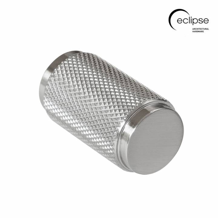 ECLIPSE KNURLED CUPBOARD KNOB 19mm