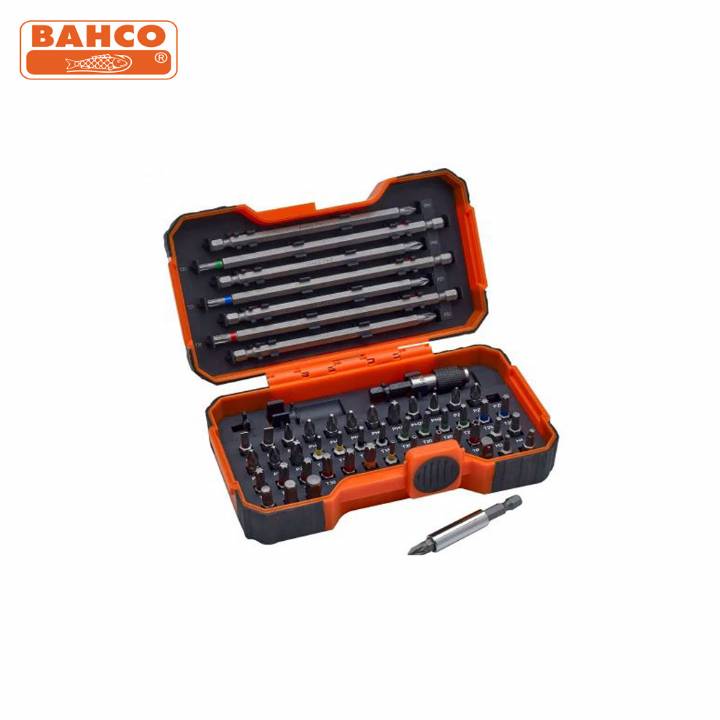 BAHCO 54 PCE COLOURED  BIT SET