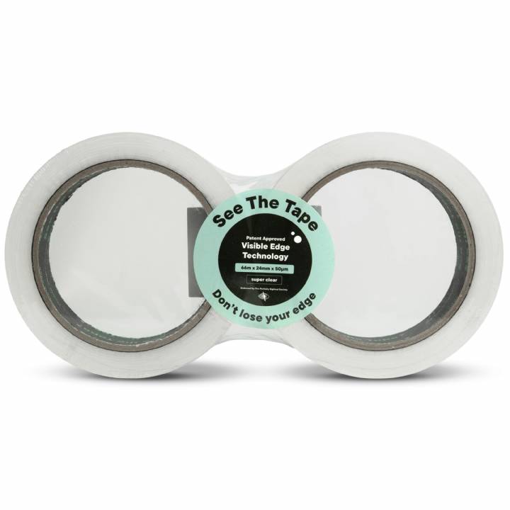 SEE THE TAPE VISIBLE EDGE 50M PK.2