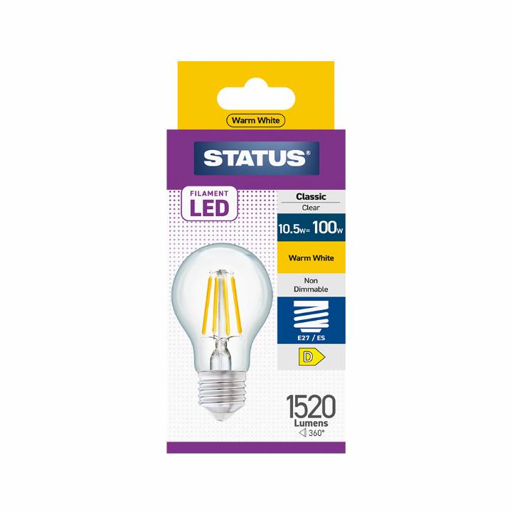 STATUS LED ES 11W - 100W WARM WHITE LED FILAMENT