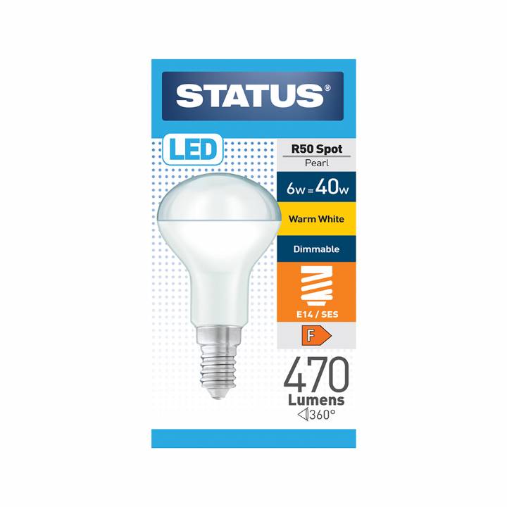 STATUS 6W LED SES R50 SPOT WARM WHITE