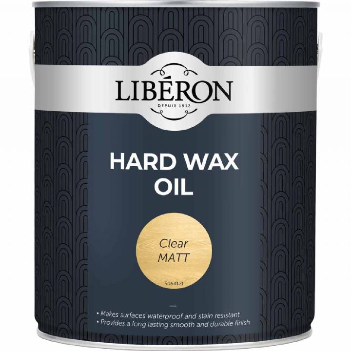 LIBERON MATT HARD WAX OIL 2.5LTR CLEAR