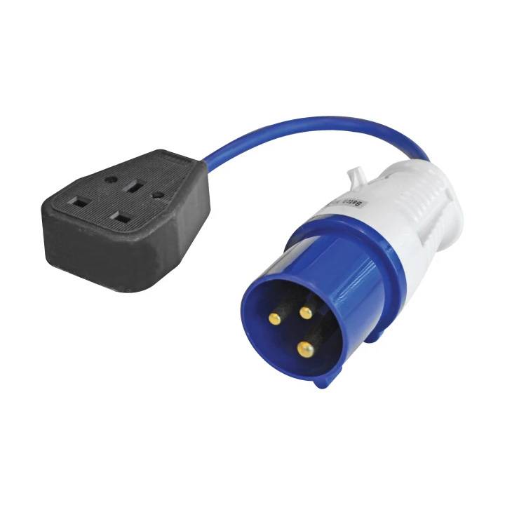 FAITHFULL FLY LEAD 240V 3-PIN PLUG TO 240V 3-PIN SOCKET