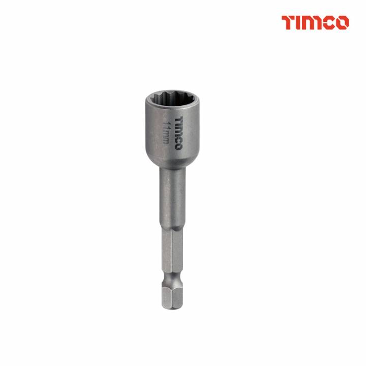 TIMCO MAGNETIC SOCKET DRIVER BIT - BI-HEX 11mm