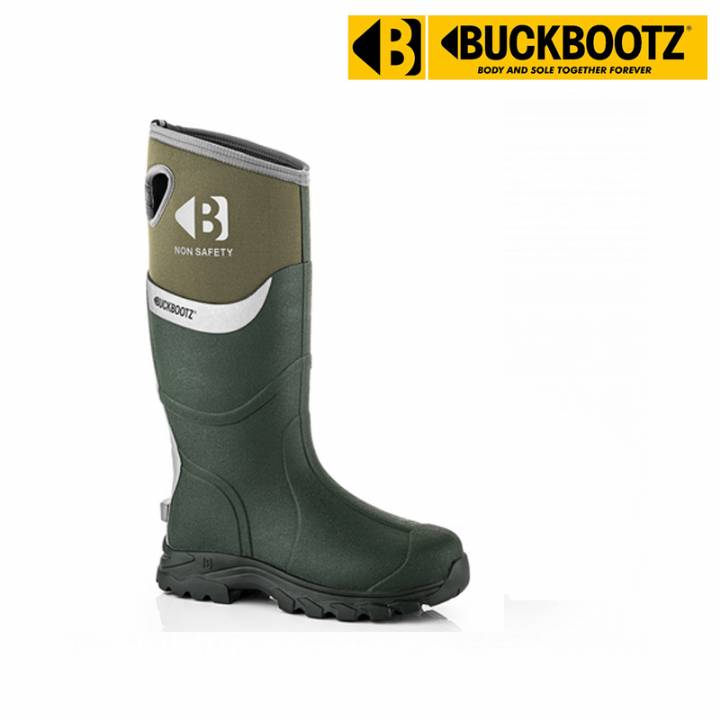 BUCKLER REFLECTIVE WALKING WELLINGTON BOOT GREEN