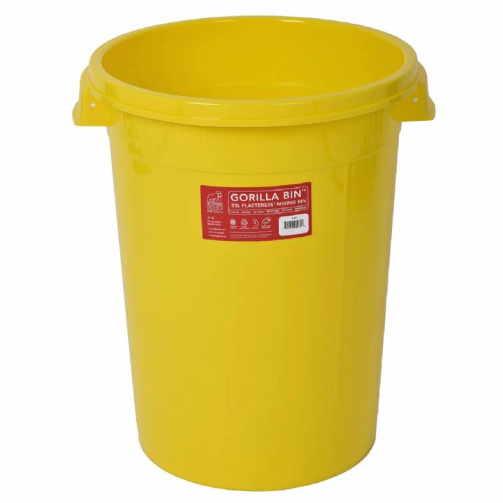 RED GORILLA 50L MIXING BUCKET YELLOW