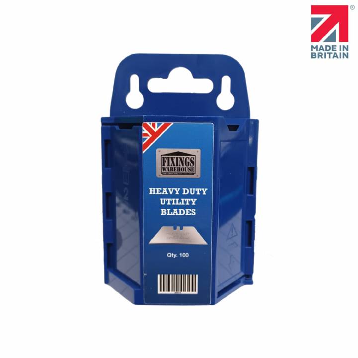 JEWEL HEAVY DUTY STRAIGHT UTILITY KNIFE BLADES 100 PK