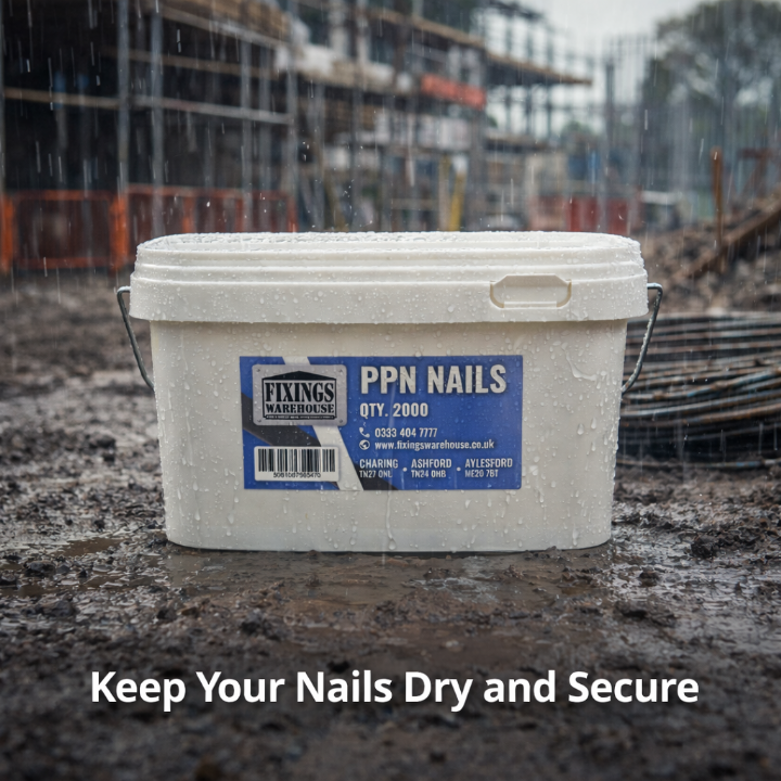 PPN NAILS GALVANISED TUB 2000 - 3.3mm x 36.5mm