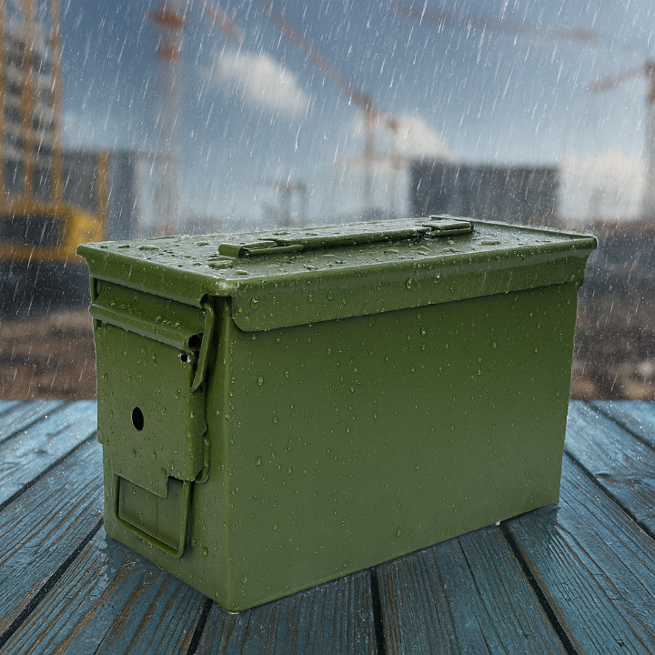 GREEN 50 CAL AMMO CASE