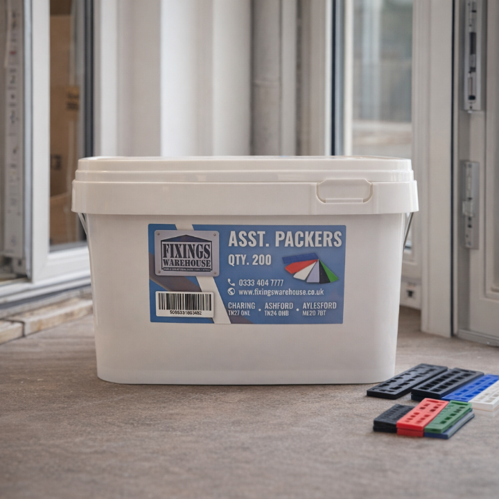 TIMCO ASSORTED LEVELLING PACKERS TUB 200