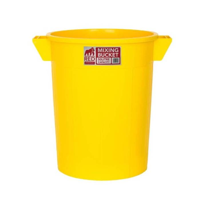 RED GORILLA YELLOW 50L MIXING BUCKET