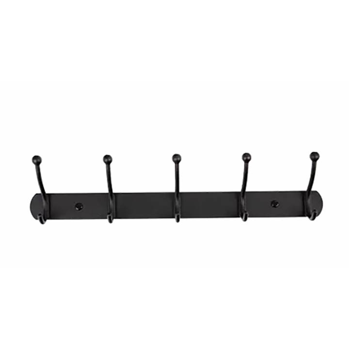 WUP HOOK  BLACK METAL 5 HANGERS