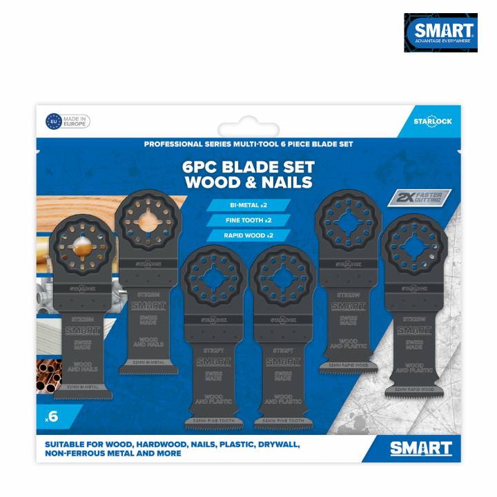 SMART STARLOCK 6 PIECE BLADE SET