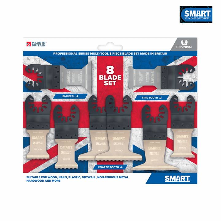 SMART TRADE 8 PIECE MULTI-TOOL BLADE SET