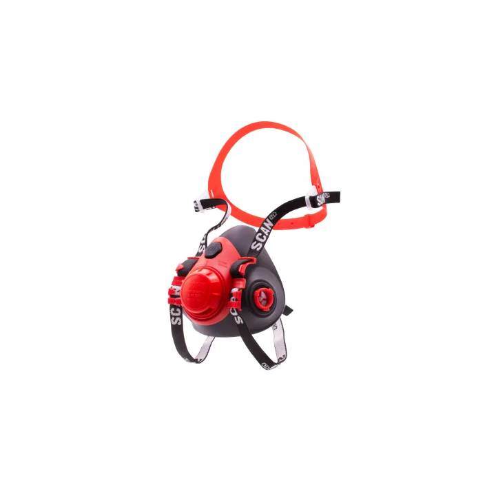 SCAN TWIN HALF MASK RESPIRATOR NO FILTERS