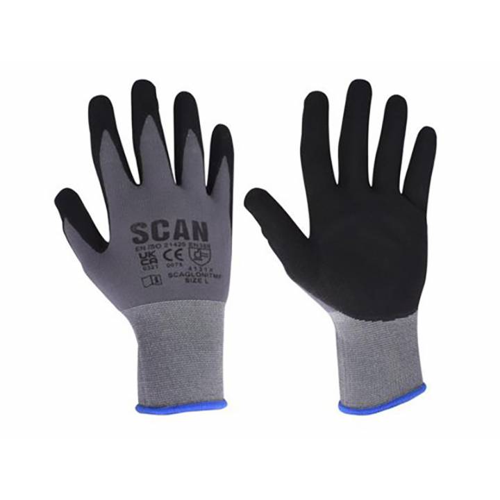 SCAN MICROFOAM NITRILE GLOVES XXL