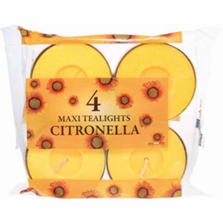 CITRONELLA CANDLES TEALIGHT PK.4