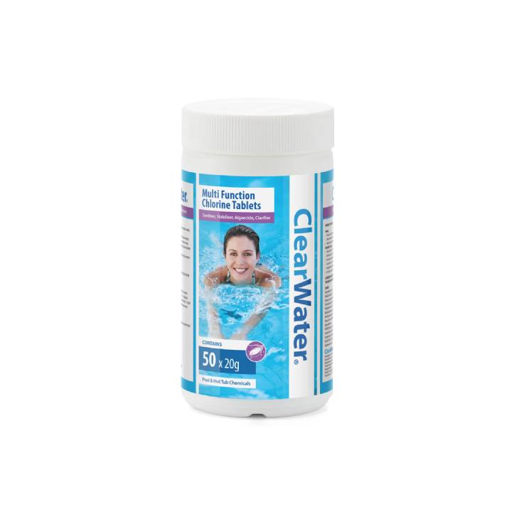 CLEARWATER CHLORINE TABLETS 1KG