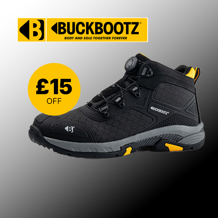 BUCKBOOTZ  WHEELZ MID  BLACK BOOT