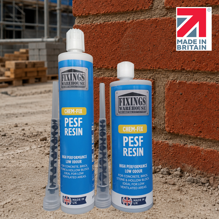 FIXINGS WAREHOUSE STYRENE FREE RESIN